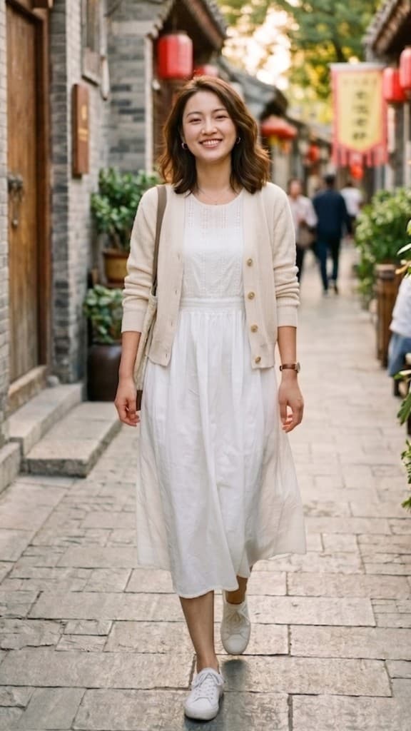 Portrait photo before using Pregnant AI generator