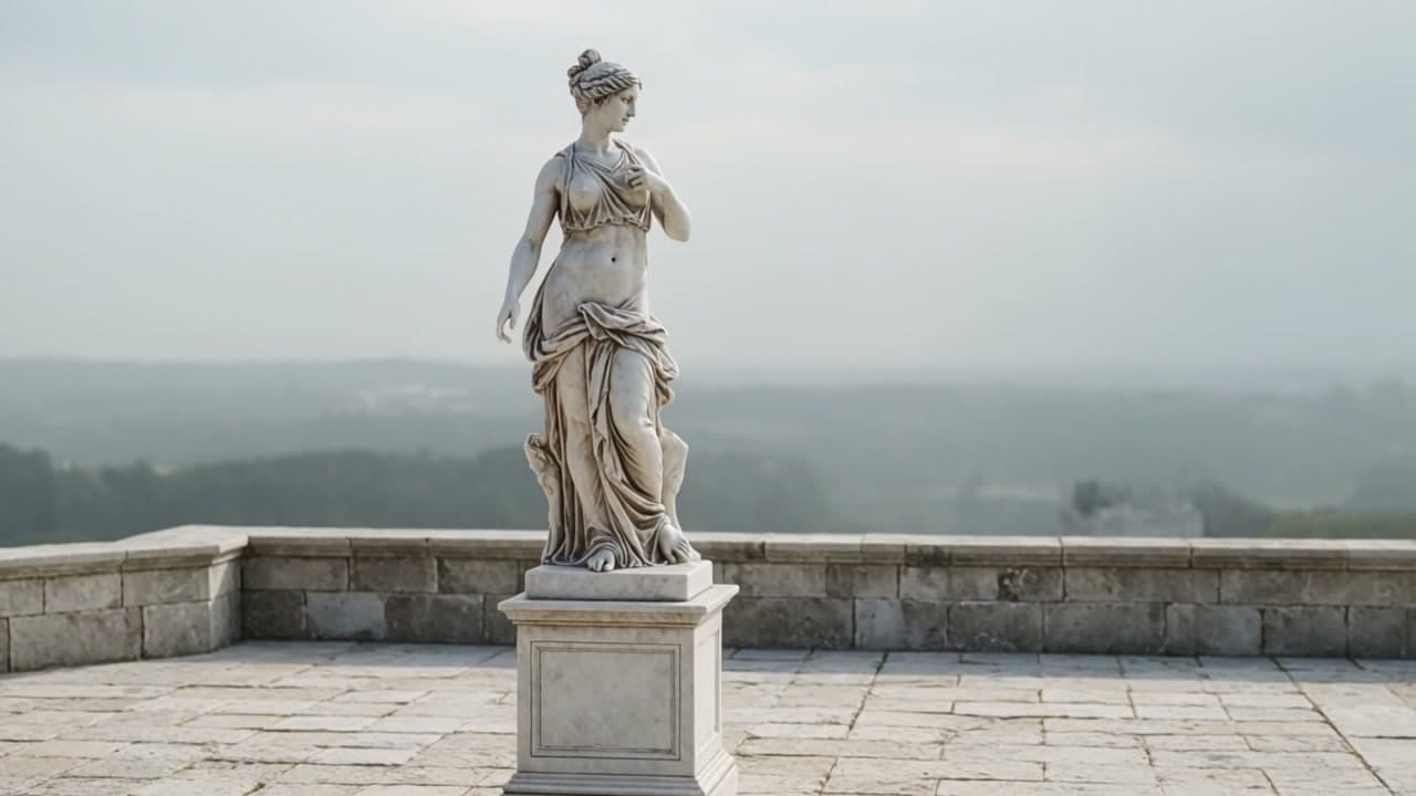 Marble Statue Dolly-In