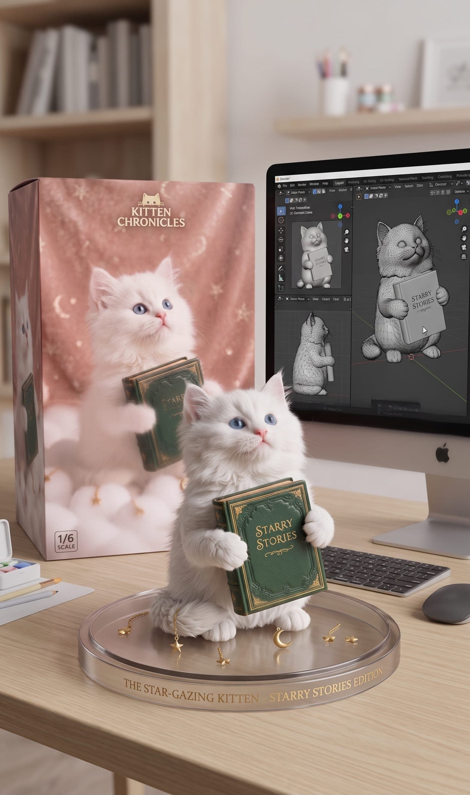 Starry Stories kitten