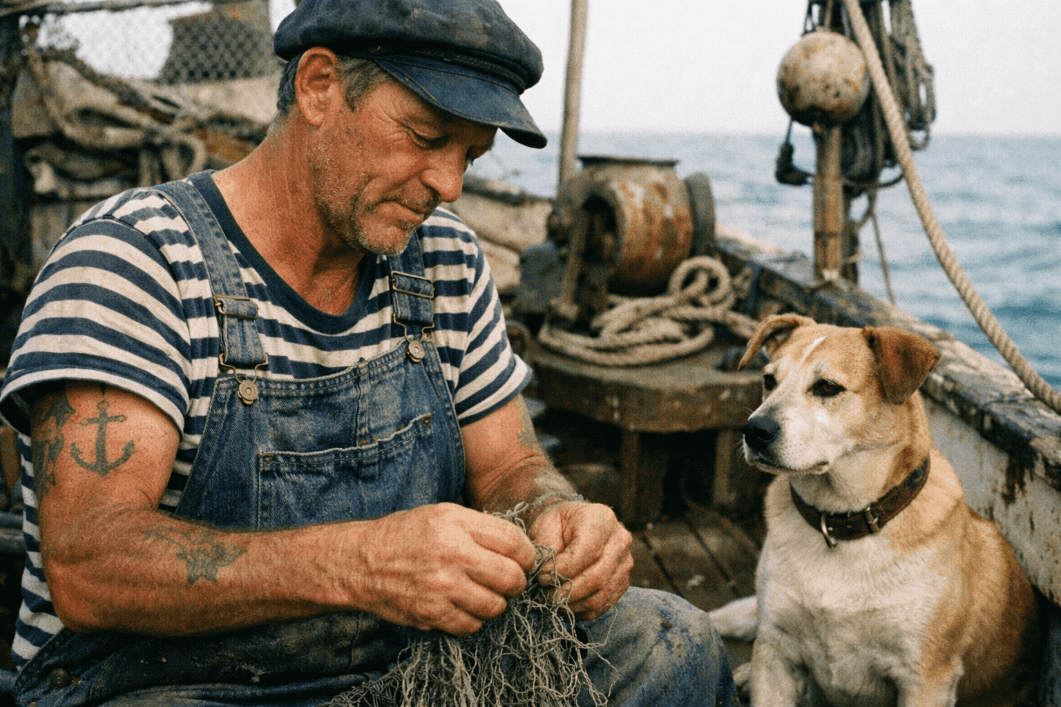 Weathered Sailor Portrait