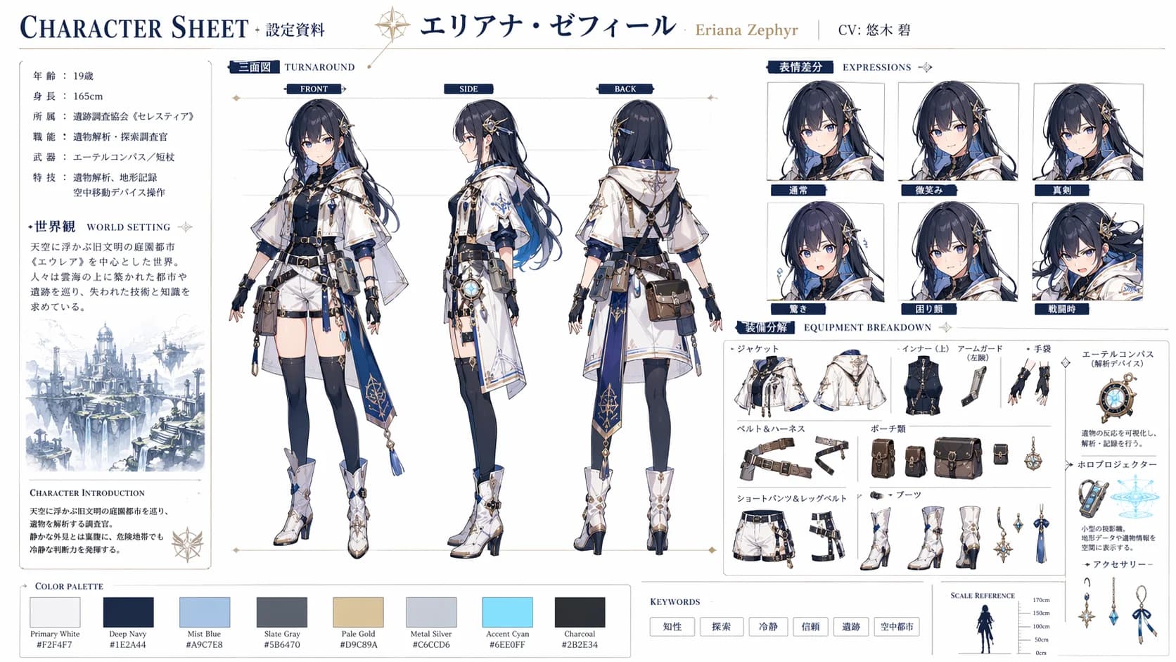 Anime Character Sheet